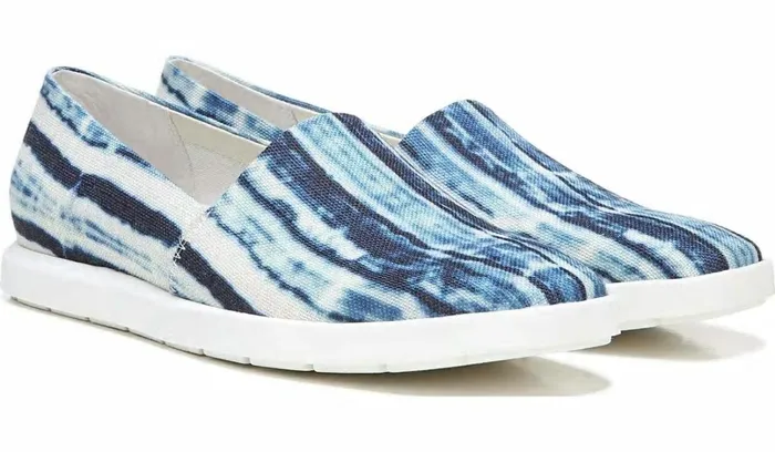 Sneakers Women Franco Sarto Franco Bonza Slip On Blue Canvas