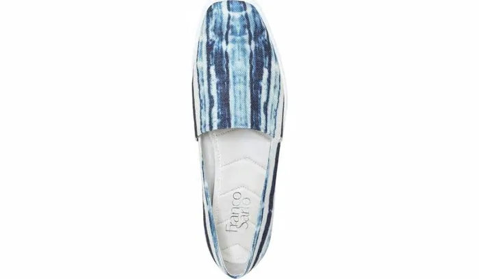 Sneakers Women Franco Sarto Franco Bonza Slip On Blue Canvas
