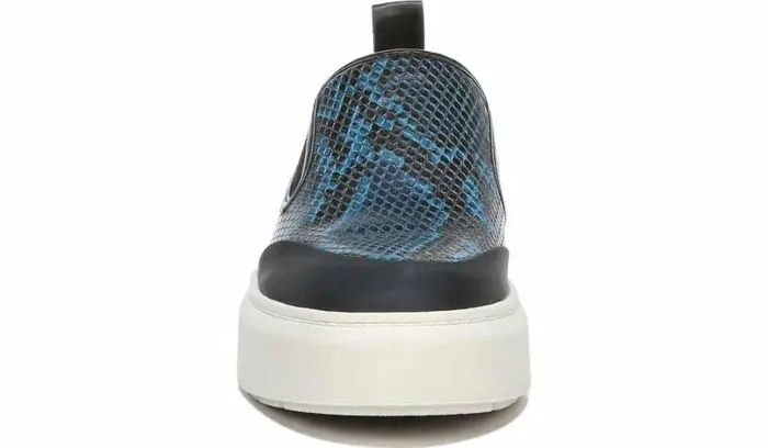 Sneakers Women Franco Sarto Franco Lazer Platform Slip On Sneaker Pacific Blue Faux Leather