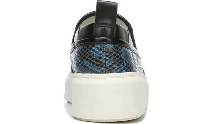 Sneakers Women Franco Sarto Franco Lazer Platform Slip On Sneaker Pacific Blue Faux Leather