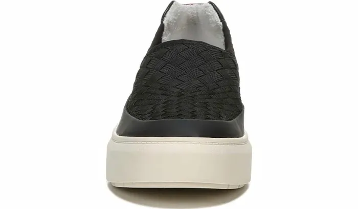 Sneakers Women Franco Sarto Franco Lin 2 Platform Slip On Sneaker Black Mesh Weave