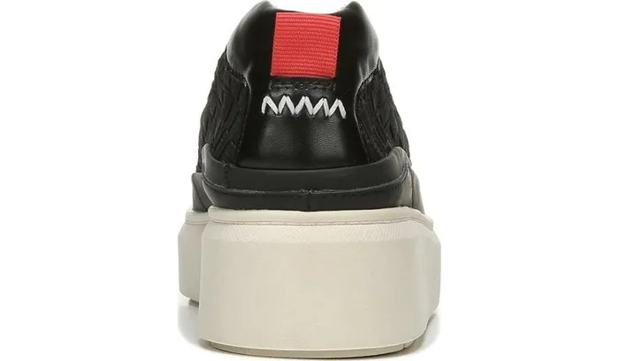 Sneakers Women Franco Sarto Franco Lin 2 Platform Slip On Sneaker Black Mesh Weave