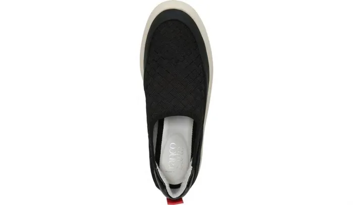 Sneakers Women Franco Sarto Franco Lin 2 Platform Slip On Sneaker Black Mesh Weave