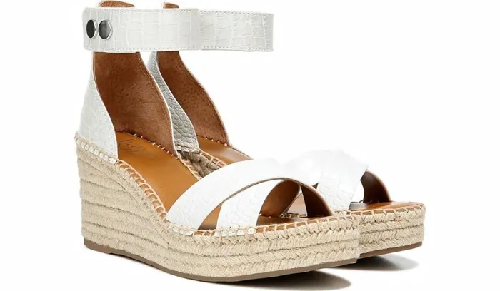 Spadrilles Women Franco Sarto Franco Carlotta Espadrille Wedge Sandal Putty