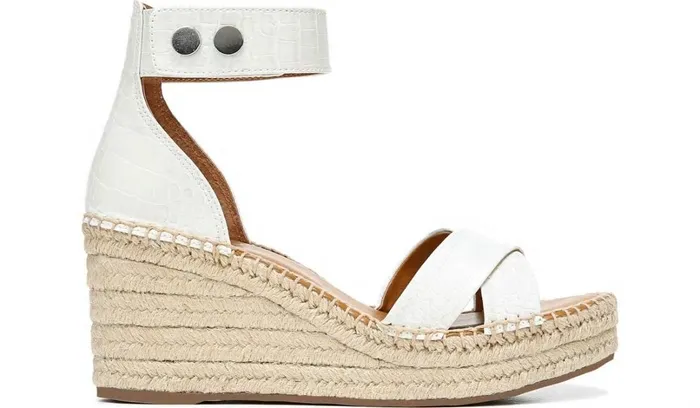 Spadrilles Women Franco Sarto Franco Carlotta Espadrille Wedge Sandal Putty