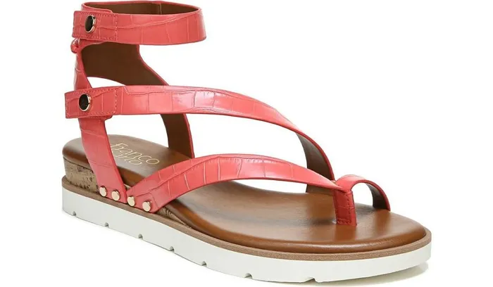Sport Sandals Women Franco Sarto Franco Daven Gladiator Sandal Coral Faux Leather Sport Sandals Women Franco Sarto Franco Daven Gladiator Sandal Coral Faux Leather