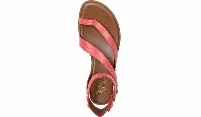 Sport Sandals Women Franco Sarto Franco Daven Gladiator Sandal Coral Faux Leather