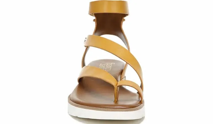 Sport Sandals Women Franco Sarto Franco Daven Gladiator Sandal Goldenrod Faux Leather