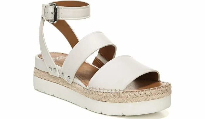 Sport Sandals Women Franco Sarto Sarto Calvin Wedge Sandal Putty Leather