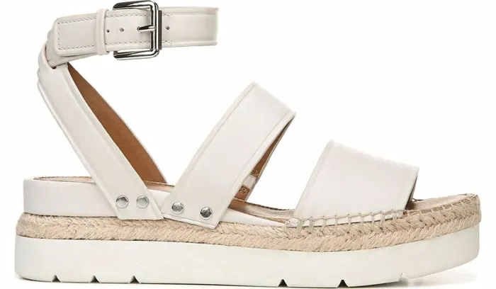 Sport Sandals Women Franco Sarto Sarto Calvin Wedge Sandal Putty Leather
