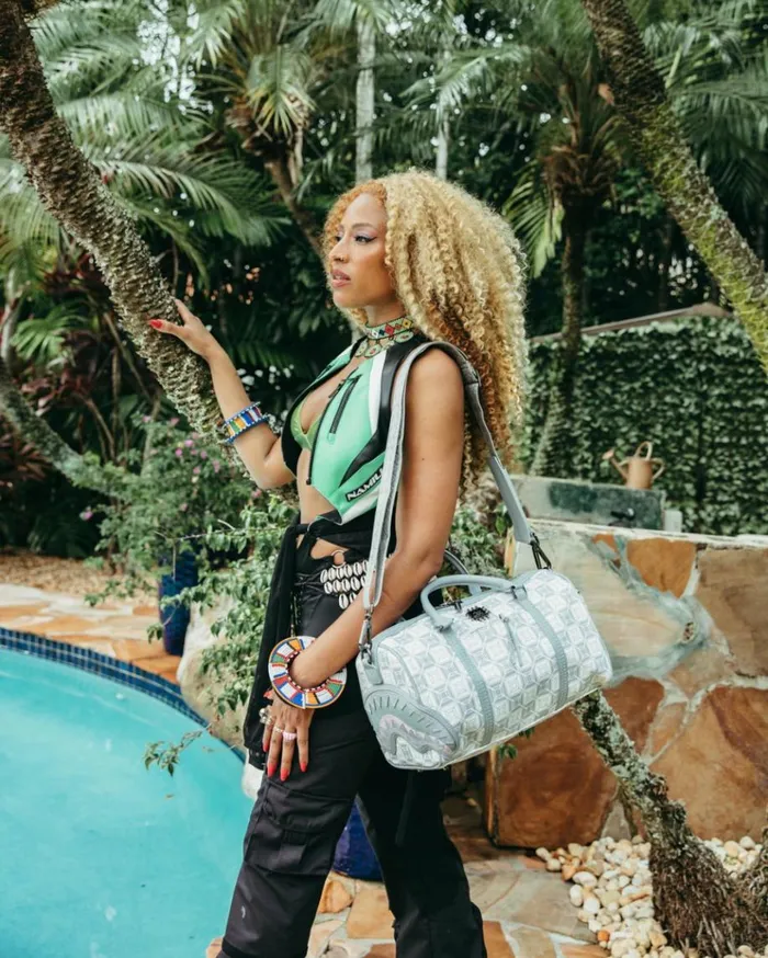 SPRAYGROUND AI8 AFRICAN INTELLIGENCE BOOKED and BUSY MINI DUFFLE Bags