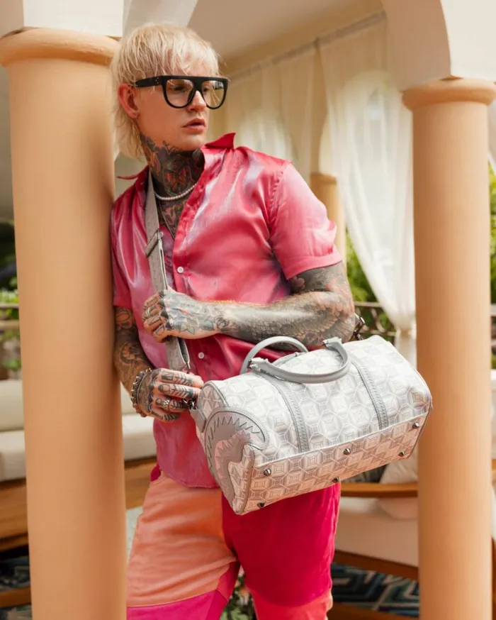 SPRAYGROUND AI8 AFRICAN INTELLIGENCE BOOKED and BUSY MINI DUFFLE Bags