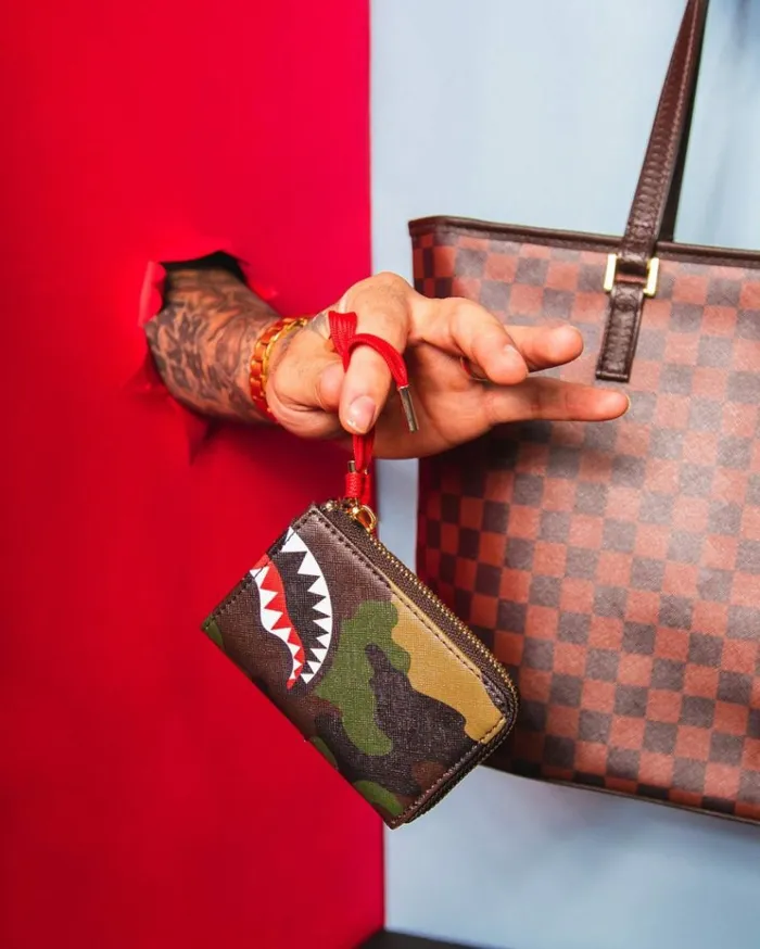 SPRAYGROUND CHECKS IN CAMOFLAUGE WALLET Bags SPRAYGROUND CHECKS IN CAMOFLAUGE WALLET Bags