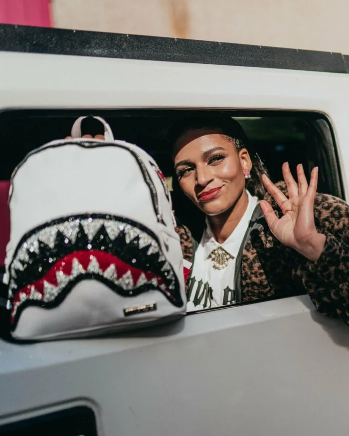 SPRAYGROUND CLEARCUT SAVAGE BACKPACK WHITE Bags