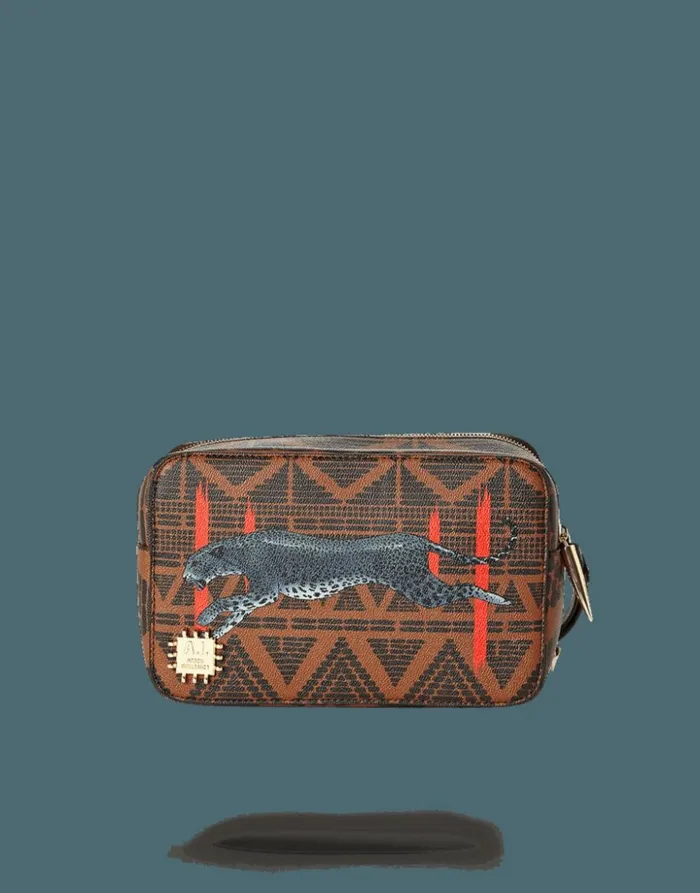 SPRAYGROUND LEOPARDS IN PARIS TOILETRY AKA MONEY BAG Bags