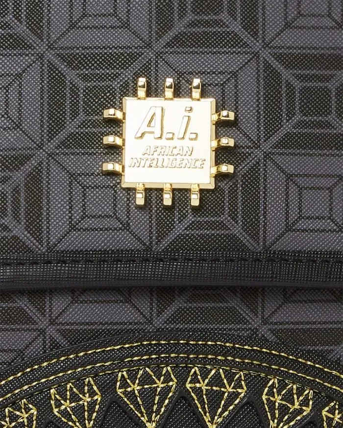 SPRAYGROUND OBSIDIAN STUNNER Ai6 SANDFLOWER COLLAB LARGE SLING Bags