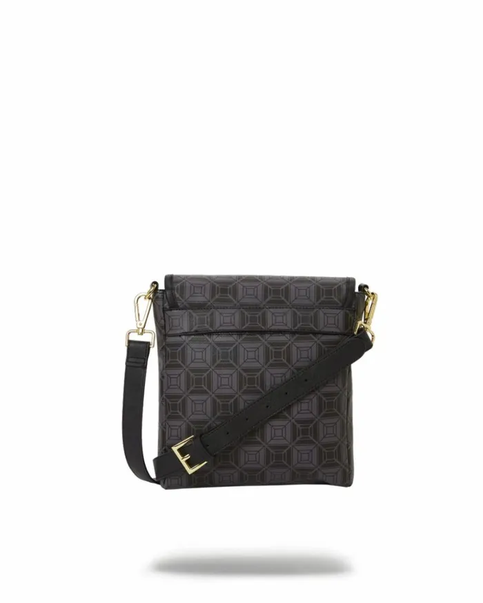 SPRAYGROUND OBSIDIAN STUNNER Ai6 SANDFLOWER COLLAB LARGE SLING Bags