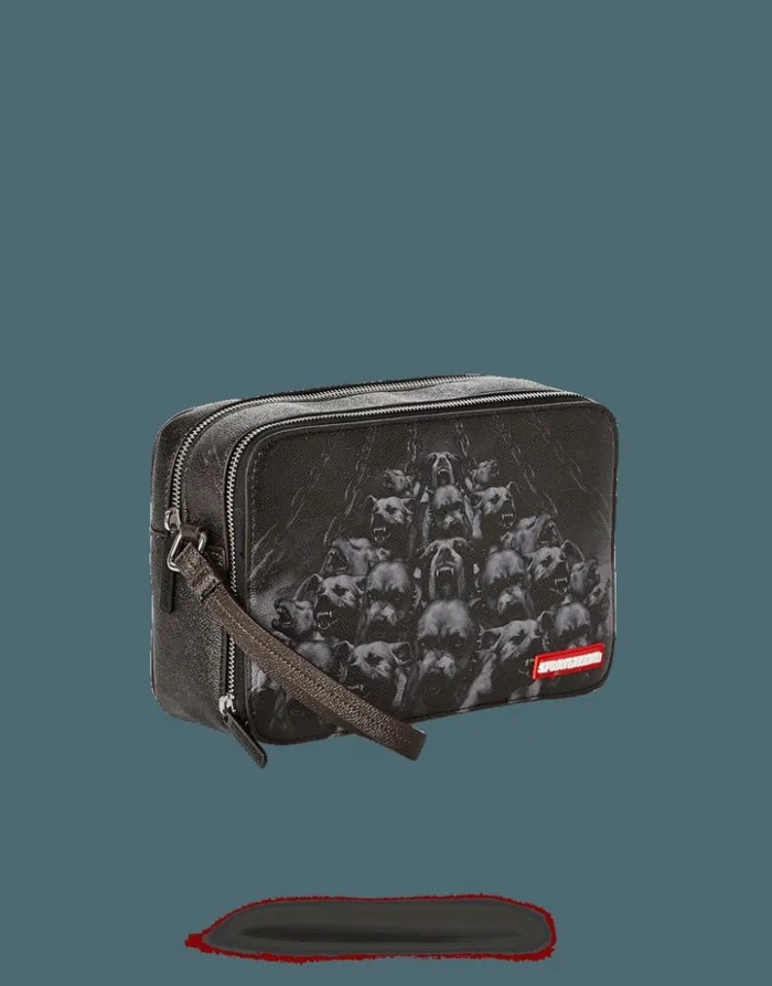 SPRAYGROUND PITBULLS TOILETRY AKA MONEY BAG Bags