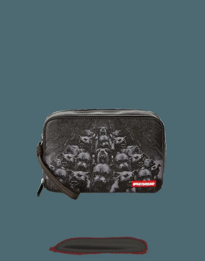SPRAYGROUND PITBULLS TOILETRY AKA MONEY BAG Bags