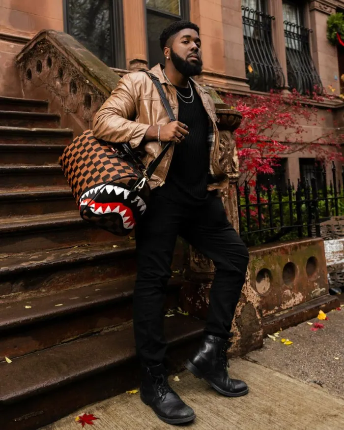 SPRAYGROUND SHARKS IN PARIS VANQUISH DUFFLE Bags