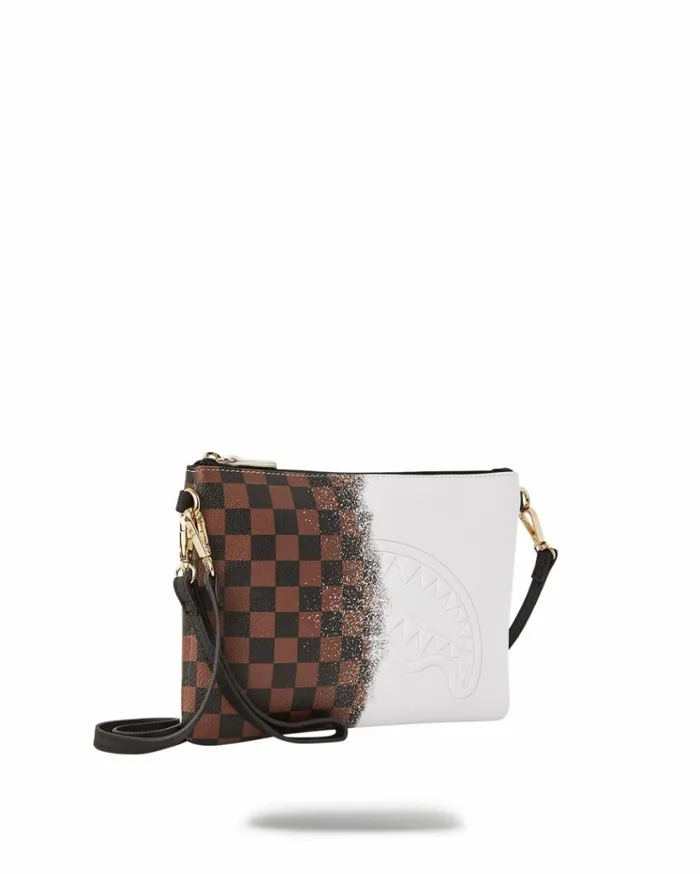 SPRAYGROUND SPRAYSHARKS WORLDWIDE CROSSOVER CLUTCH W SHOULDER STRAP Bags