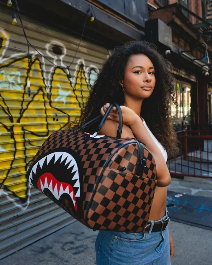 SPRAYGROUND THE HANGOVER SHARK DUFFLE Bags