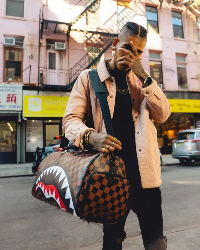 SPRAYGROUND THE HANGOVER SHARK DUFFLE Bags