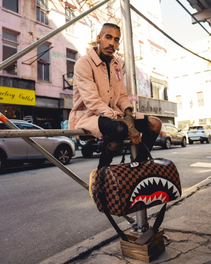 SPRAYGROUND THE HANGOVER SHARK DUFFLE Bags