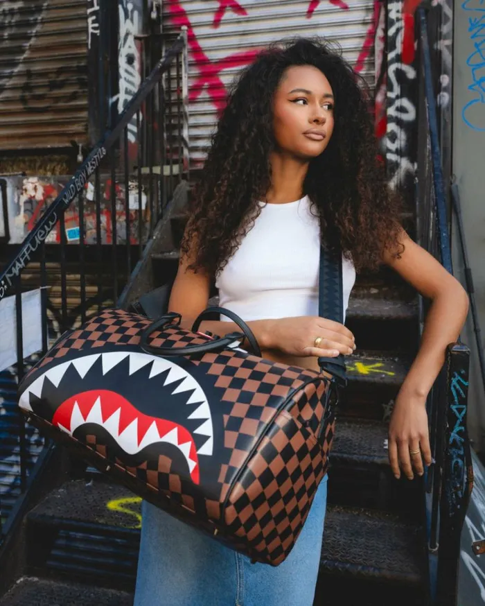 SPRAYGROUND THE HANGOVER SHARK DUFFLE Bags