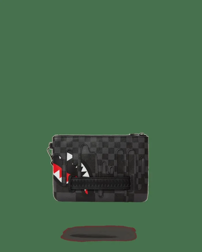 SPRAYGROUND XTC GREY SHARKS IN PARIS CROSSOVER CLUTCH Bags SPRAYGROUND XTC GREY SHARKS IN PARIS CROSSOVER CLUTCH Bags