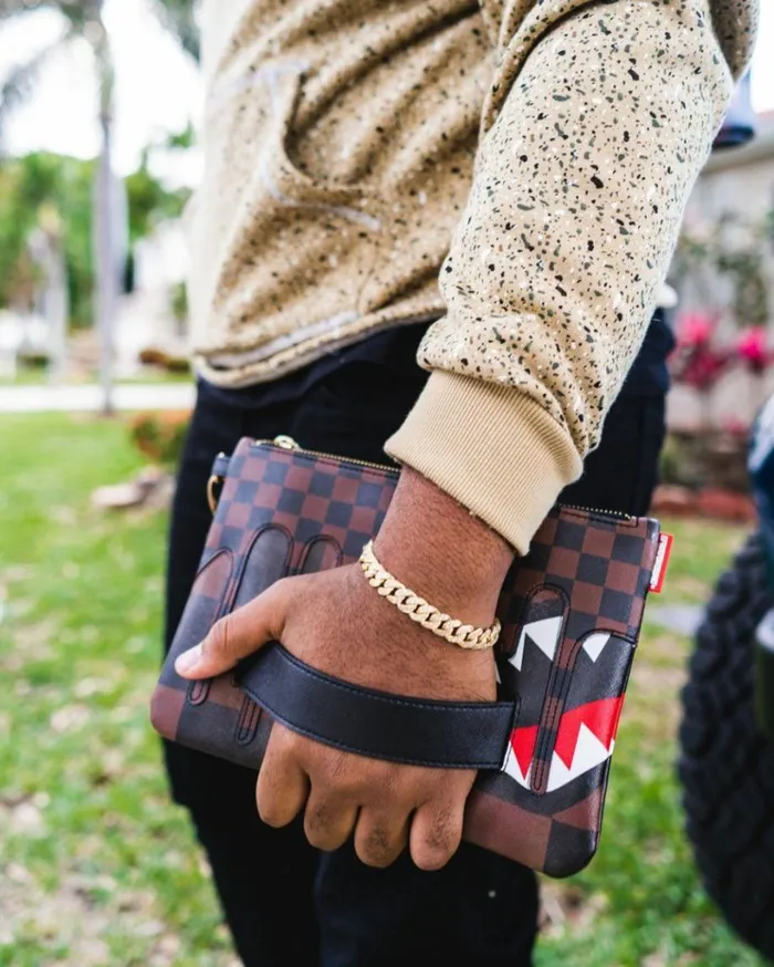 SPRAYGROUND XTC SHARKS IN PARIS CROSSOVER CLUTCH Bags SPRAYGROUND XTC SHARKS IN PARIS CROSSOVER CLUTCH Bags