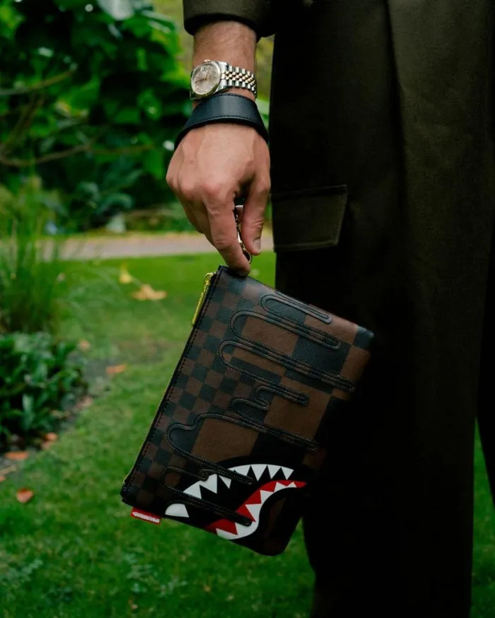 SPRAYGROUND XTC SHARKS IN PARIS CROSSOVER CLUTCH Bags SPRAYGROUND XTC SHARKS IN PARIS CROSSOVER CLUTCH Bags