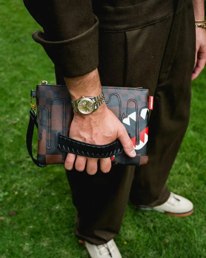 SPRAYGROUND XTC SHARKS IN PARIS CROSSOVER CLUTCH Bags SPRAYGROUND XTC SHARKS IN PARIS CROSSOVER CLUTCH Bags