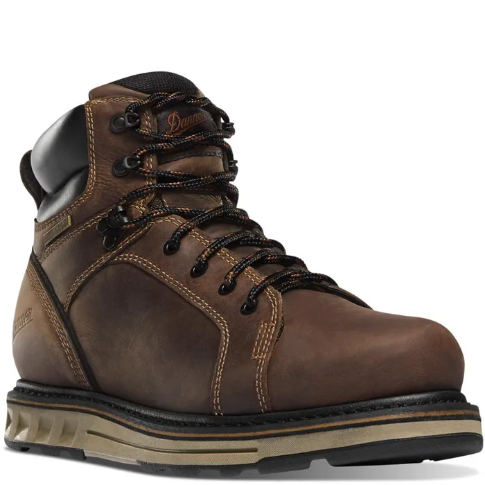 Steel Yard 6quot Brown Steel Toe Wedge Hot Men Danner Boots