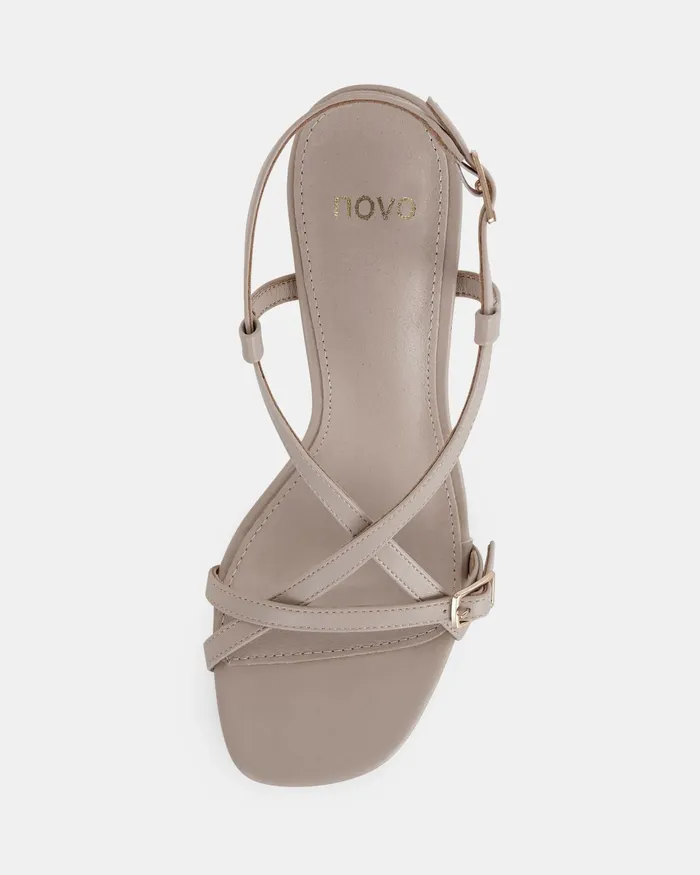 Stilettos MAYER WHITE SAND Stilettos 8211 NOVO Shoes Women