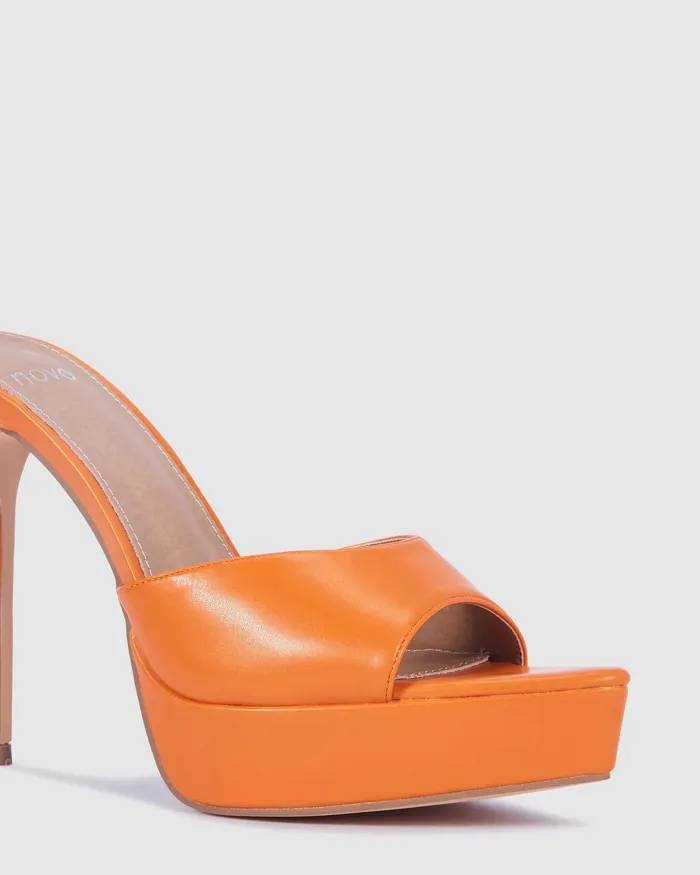 Stilettos NOVO Shoes Women ZARDASH ORANGE