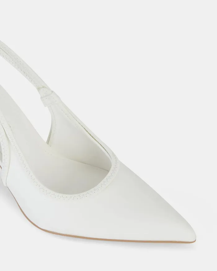 Stilettos Women NOVO Shoes IANTHE WHITE Closed Toe Heels