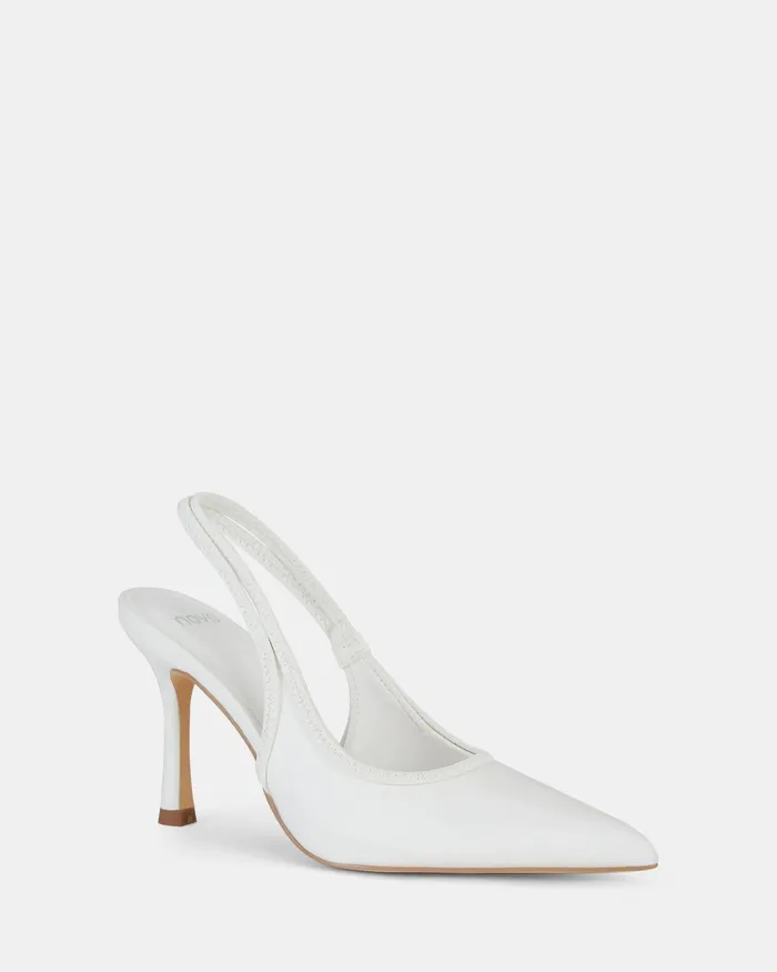 Stilettos Women NOVO Shoes IANTHE WHITE Closed Toe Heels