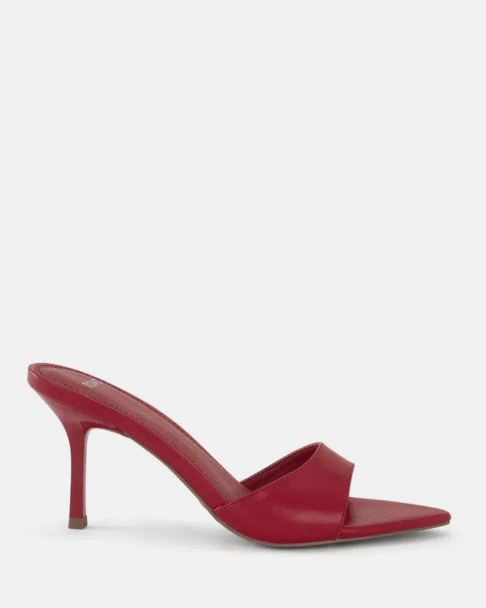 Stilettos YOLO RED Open Toe Heels 8211 NOVO Shoes Women