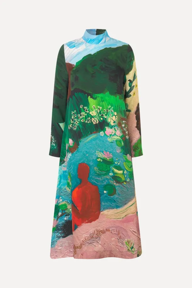 Stine Goya Dresses Long Sleeve Midi Dress 8211 Summer House 8211 Women