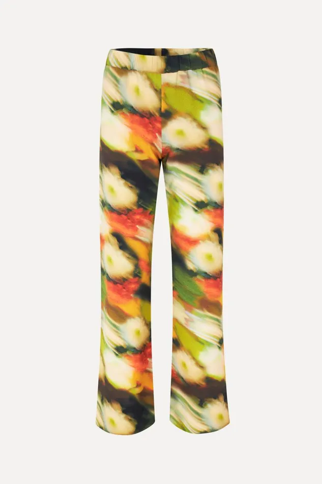 Stine Goya Pants Marc Pants 8211 Flowers In Fast Motion 8211 Women