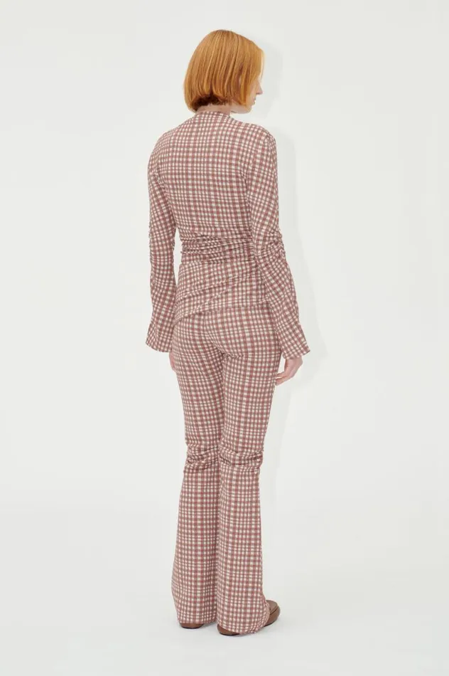 Stine Goya Pants SGLenny Pants 8211 Brown Check 8211 Women