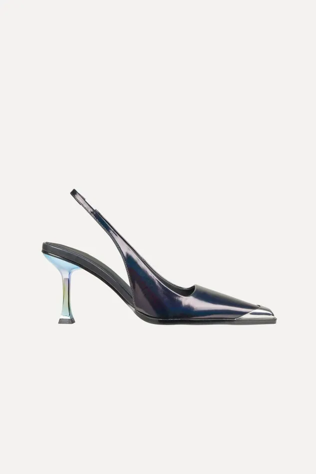 Stine Goya Shoes Eiffel Heels 8211 Black Holographic 8211 Women