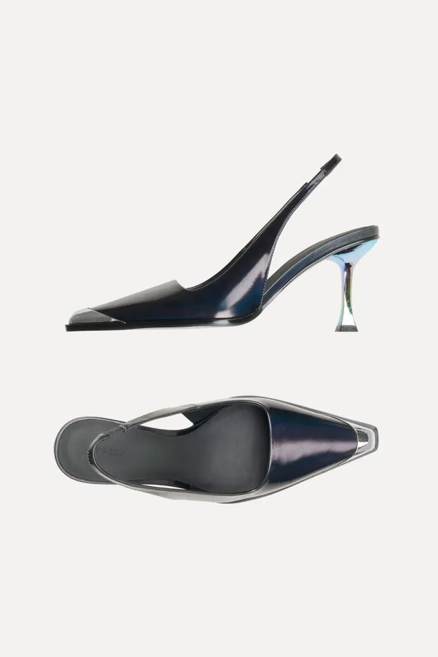 Stine Goya Shoes Eiffel Heels 8211 Black Holographic 8211 Women
