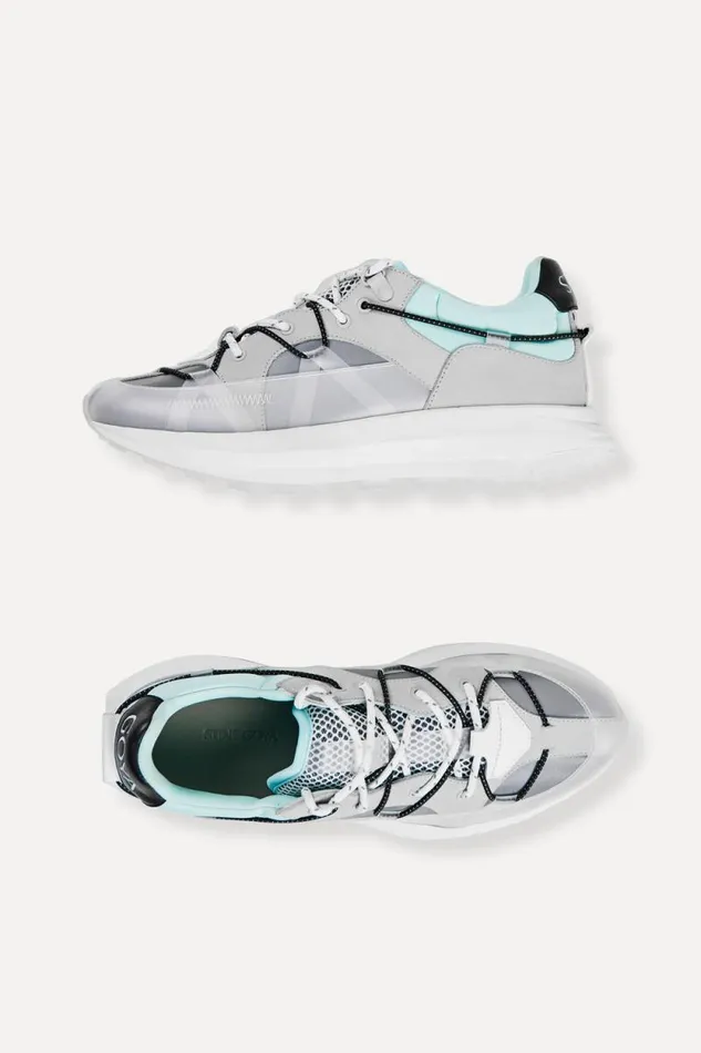 Stine Goya Shoes The Stine Goya Sneaker 8211 Hydrangea Blue 8211 Women