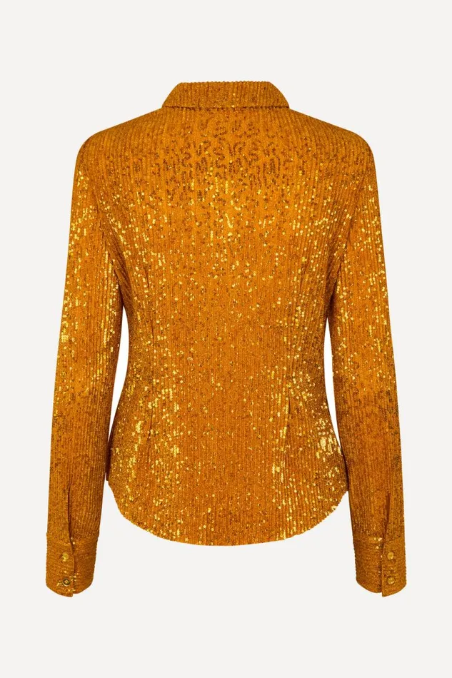 Stine Goya Tops and Shirts Daya Shirt 8211 Gold 8211 Women
