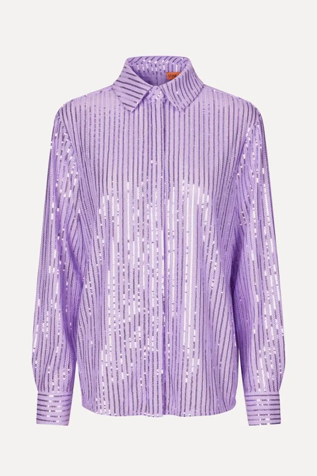 Stine Goya Tops and Shirts SGEdel Shirt 8211 Lavender 8211 Women