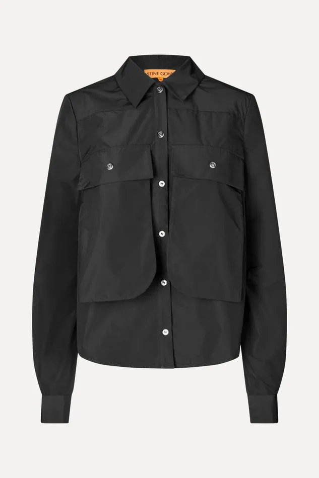 Stine Goya Tops and Shirts SGSarah Shirt 8211 Jet Black 8211 Women