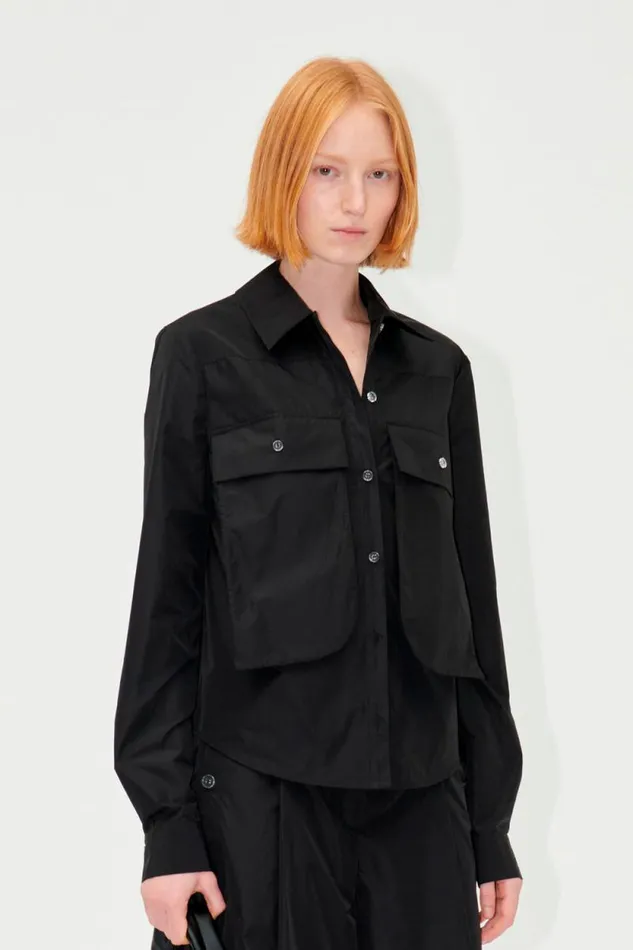Stine Goya Tops and Shirts SGSarah Shirt 8211 Jet Black 8211 Women