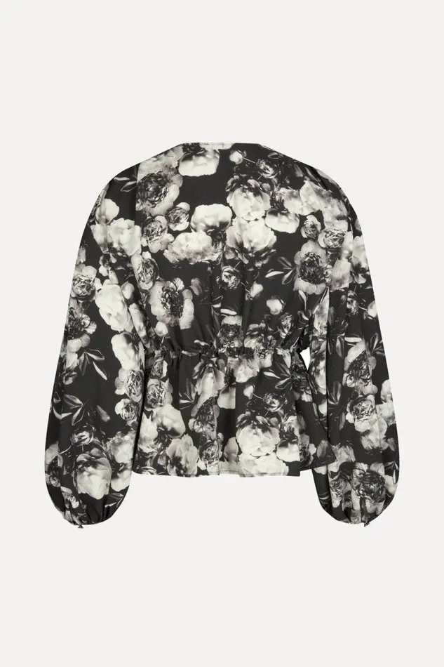 Stine Goya Tops and Shirts Toni Blouse 8211 Metalized Peonies 8211 Women